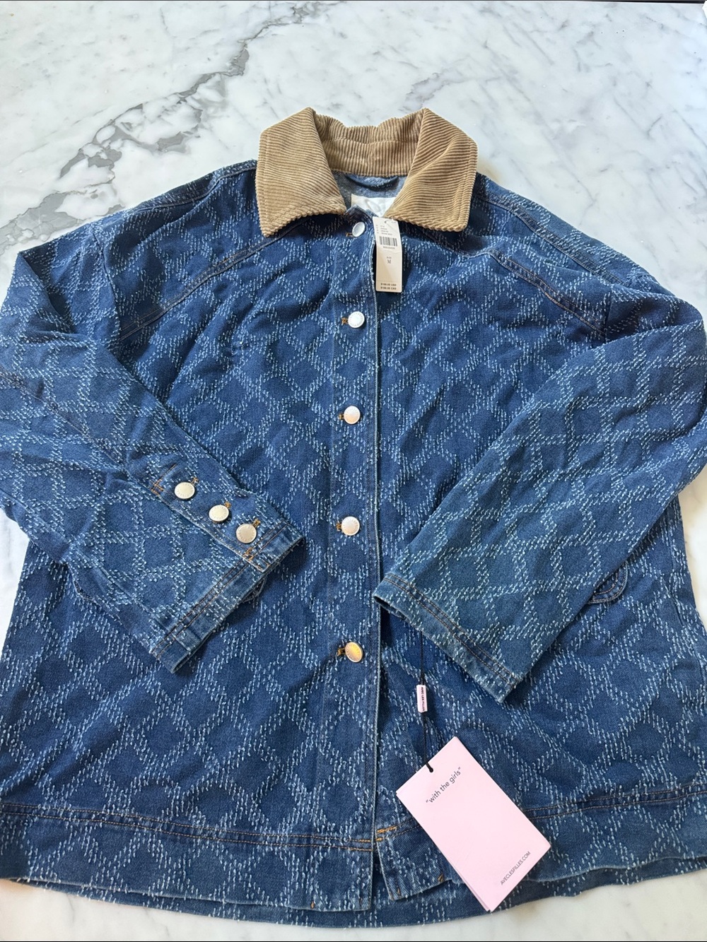 Avec Les Filles Denim Barn Jacket